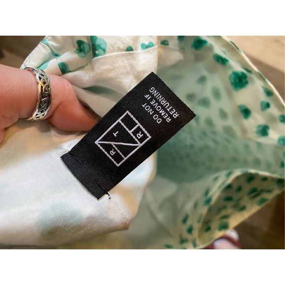 Rebecca Taylor Emerald Daisy Faux Wrap Skirt, Size 8, MSRP $295 - Picture 6 of 12